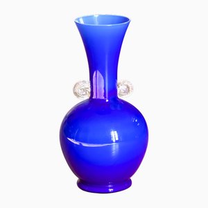 Grand Vase en Verre de Murano Soufflé à la Main de Maestri Di Murano, 1960