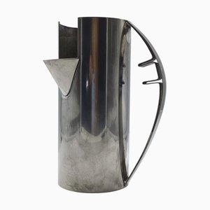 Versilberte Karaffe von Carlo Scarpa für Cleto Munari, Italien, 1970er