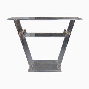 Console en Polyméthacrylate par David Lange, 1980s