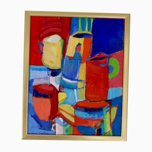 Helena Deubler, Mugs, 1996, Oil on Canvas