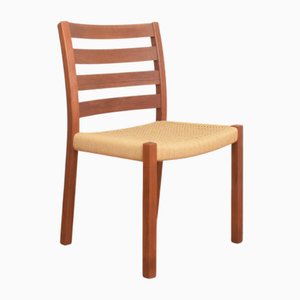 Chaise de Salle à Manger Mid-Century en Teck par Niels O. Møller pour JL Møllers, Danemark, 1960s