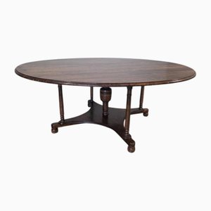 Large Antique Oak Dining or Centre Table, 1920s