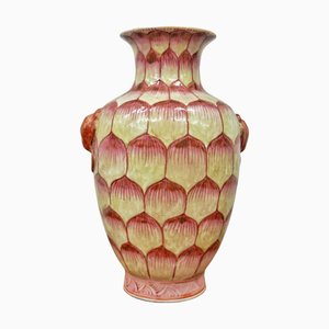 Vaso Lotus Bud vintage in ceramica, Cina, anni '40