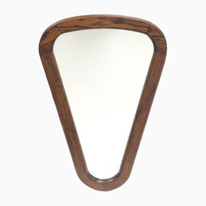 Vintage Mirror with Wooden Frame, 1970s