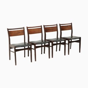 Vintage Esszimmerstühle aus Palisander, 1960er, 4 . Set