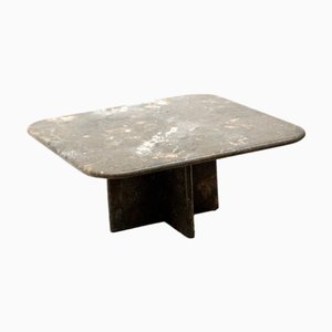 Vintage Square Natural Stone Coffee Table, 1980s