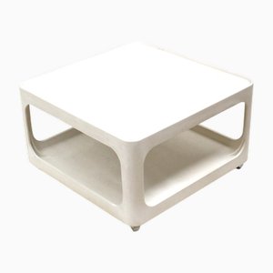 Vintage Space Age Couchtisch auf Rollen, 1970er