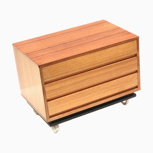 Vintage Chest of Drawers on Casters, 1960s