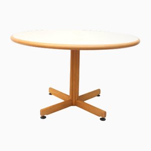 Vintage Round Dining Table by Bruno Rey for Kusch and Co, 1970s