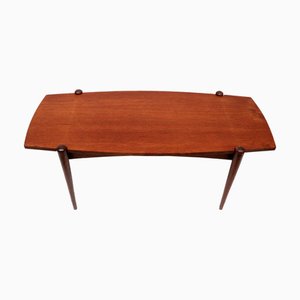 Vintage Coffee Table with Reversible Teak and Formica Top, 1960s