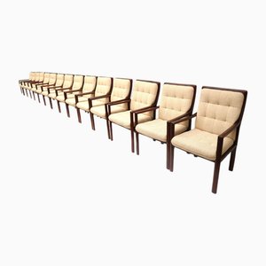 Vintage Armchairs from Lübke, 1970s, Set of 15