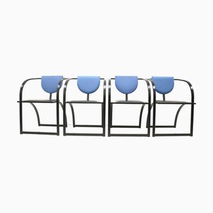 Postmoderne Vintage Cosinus Esszimmerstühle von Karl Friedrich Förster für KFF Design, 4er Set