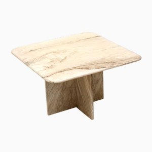 Vintage Italian Square Marble Coffee Table, 1970s