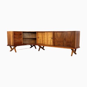 Credenza vintage in noce di Rudolf B. Glatzel, 1955