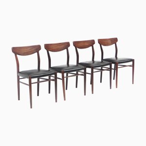 Vintage Danish Chairs by Harry Østergaard, 1960s, Set of 4