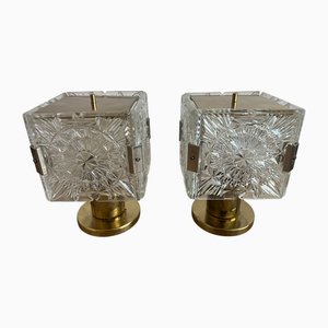 Lampade da tavolo vintage di Kamenicky Šenov, anni '70, set di 2
