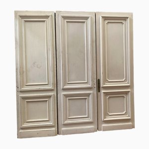 Doppelseitige gegossene Durchgangstüren, 1800er, 3 . Set