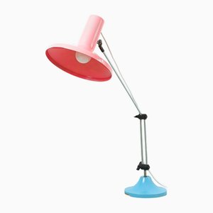Szarvasi Blue and Pink Table Lamp, 1970s