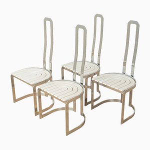 Sillas de comedor vintage de Allmilmö, años 80. Juego de 4