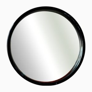 Vintage Space Age Round Mirror, 1970s