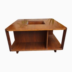 Mesa de centro cuadrada de Marco Zanuso para Arflex, años 60