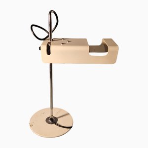 Vintage Spider Tischlampe in Weiß von Joe Colombo für Oluce, 1970er