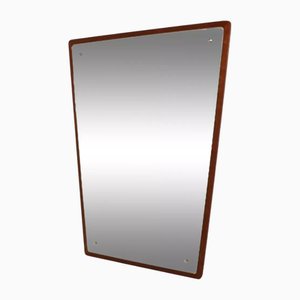 Vintage Scandinavian Teak Mirror, 1950s