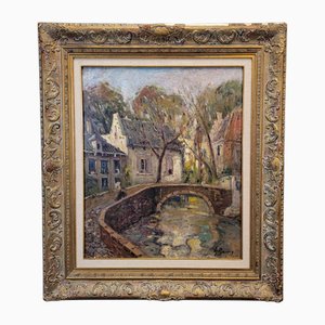 Carmelo García Barrena, Witches, 20th Century, Oil on Canvas, Framed