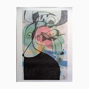 Joan Miro, The Bird Woman, 1970s, Screen Print