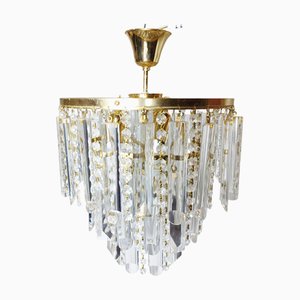 Lampada a cascata di Murano di Paolo Venini, anni '50