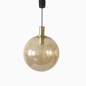 Ceiling Lamp from Glashütte Limburg, 1950s