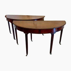 Consolle vittoriane antiche in mogano, inizio XIX secolo, set di 2