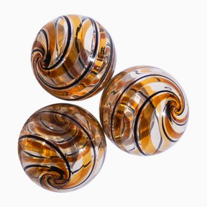 Christmas Ornaments in Murano Glass by Mariana Iskra for Ribes the Art of Glass, 2004, Set of 6