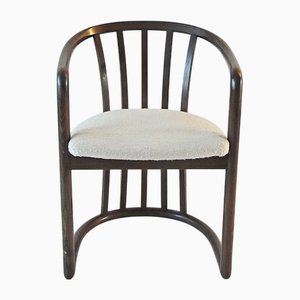 Curves Armchair in Ash and Wool from WK Möbel, 1980s