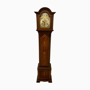 Antique Edwardian Inlaid Mahogany Longcase Clock, 1905