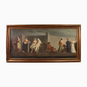 French Artist, The Aldobrandini Wedding, 1850, Oil on Canvas, Framed