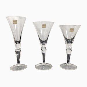Crystal Goblet Set from Christian Dior, Set of 36