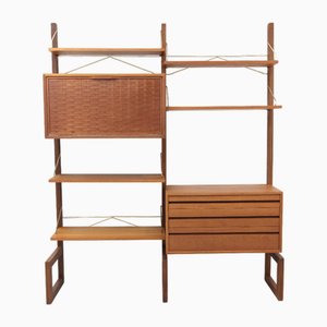 Freistehendes Royal System Regalsystem aus Teak von Poul Cadovius, 1960er, 10 . Set