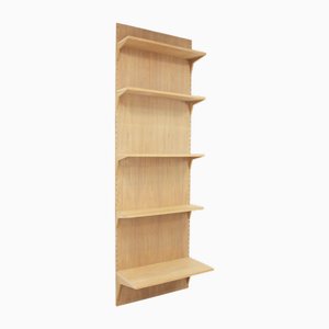 Cado Wall Shelf in Oak by Poul Cadovius, 1960s, Set of 6