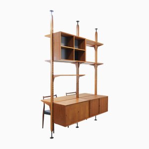 Freistehendes Cado Wandregal aus Teak von Poul Cadovius, 1960er