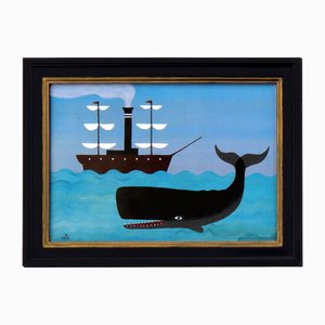 Matt Rix, Naive Style Maritime Sperm, inizio XXI secolo, stampa, cornice