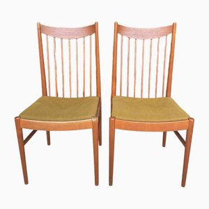 Dänische Esszimmerstühle aus Teak von Arne Vodder für Sibast, 1960, 2er Set