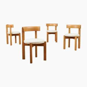 Stühle mit Gestell aus Eiche, 1960, 4 . Set