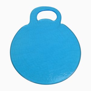 Large Crystal Glass Tray from Lindshammar, Sweden, 1970s