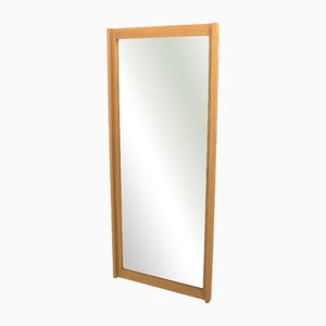 Vintage Scandinavian Oak Mirror from Nybrofabriken, 1960