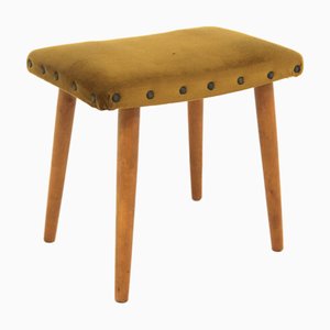 Scandinavian Stool in Beech Wood, 1950