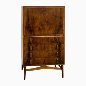 Danish Secretary in French Walnut, 1950s