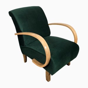 Art Deco Lounge Chair by Jindrich Halabala, 1940s