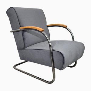 Bauhaus Lounge Chair from Mücke Melder, 1940s