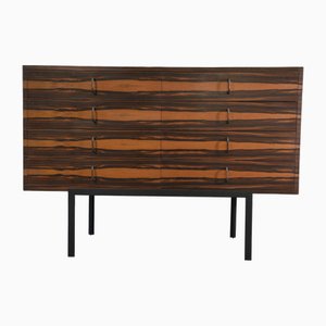 Cassettiera del Gabon in ebano, anni '60